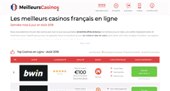 Desktop Screenshot of meilleurscasinos.fr